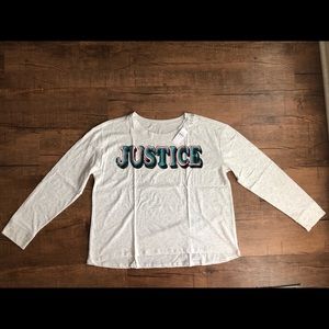 JUSTICE Long Sleeve Graphic Tee